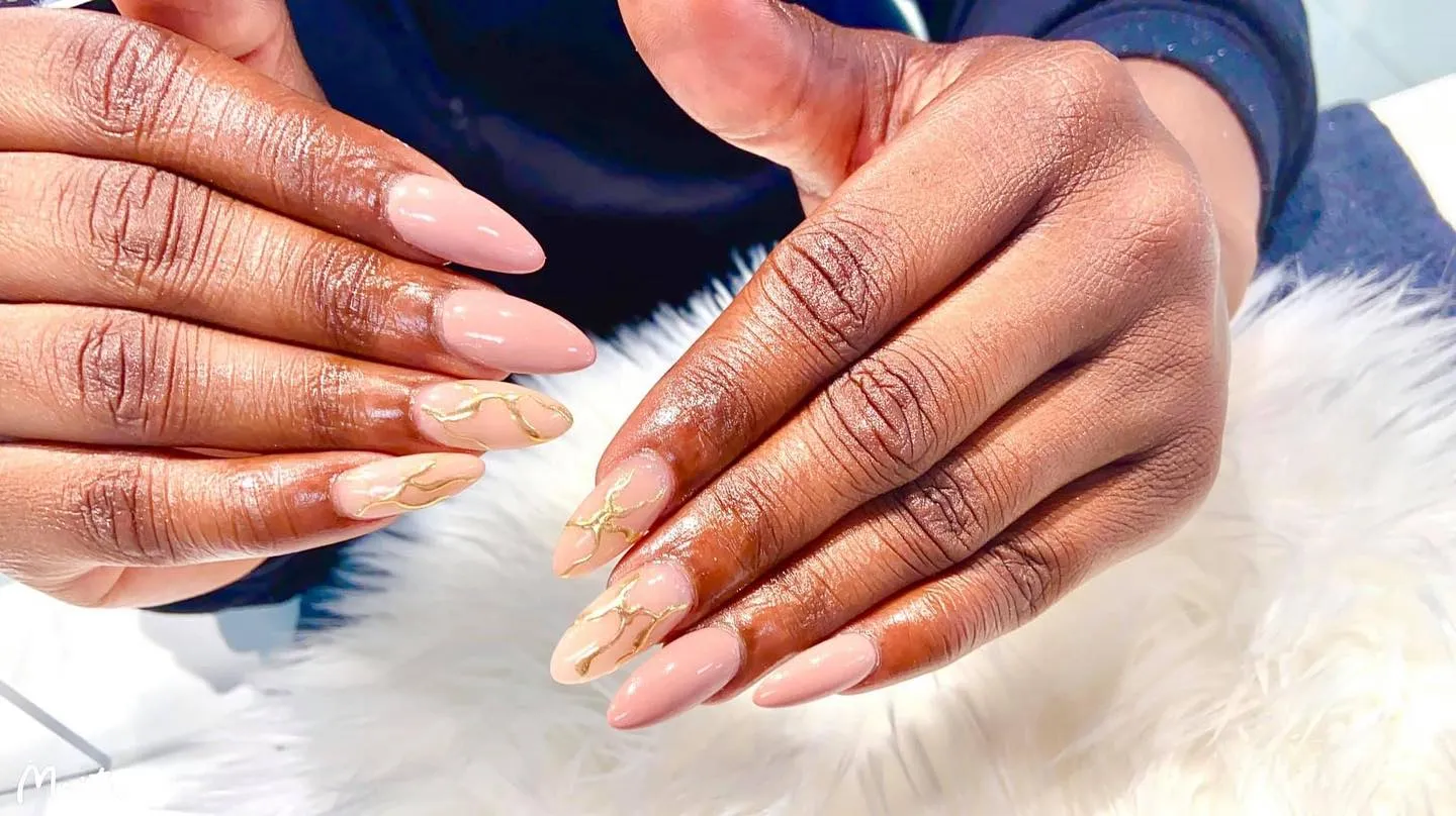 Nail design by TJ Nails & Spa, April 2024