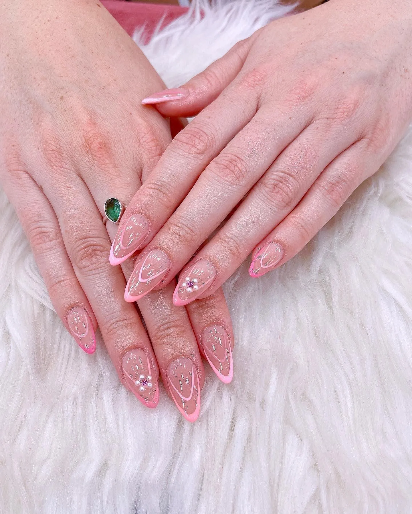 Nail design by TJ Nails & Spa, April 2024