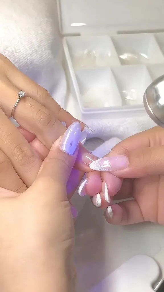 Nail design by TJ Nails & Spa, July 2023