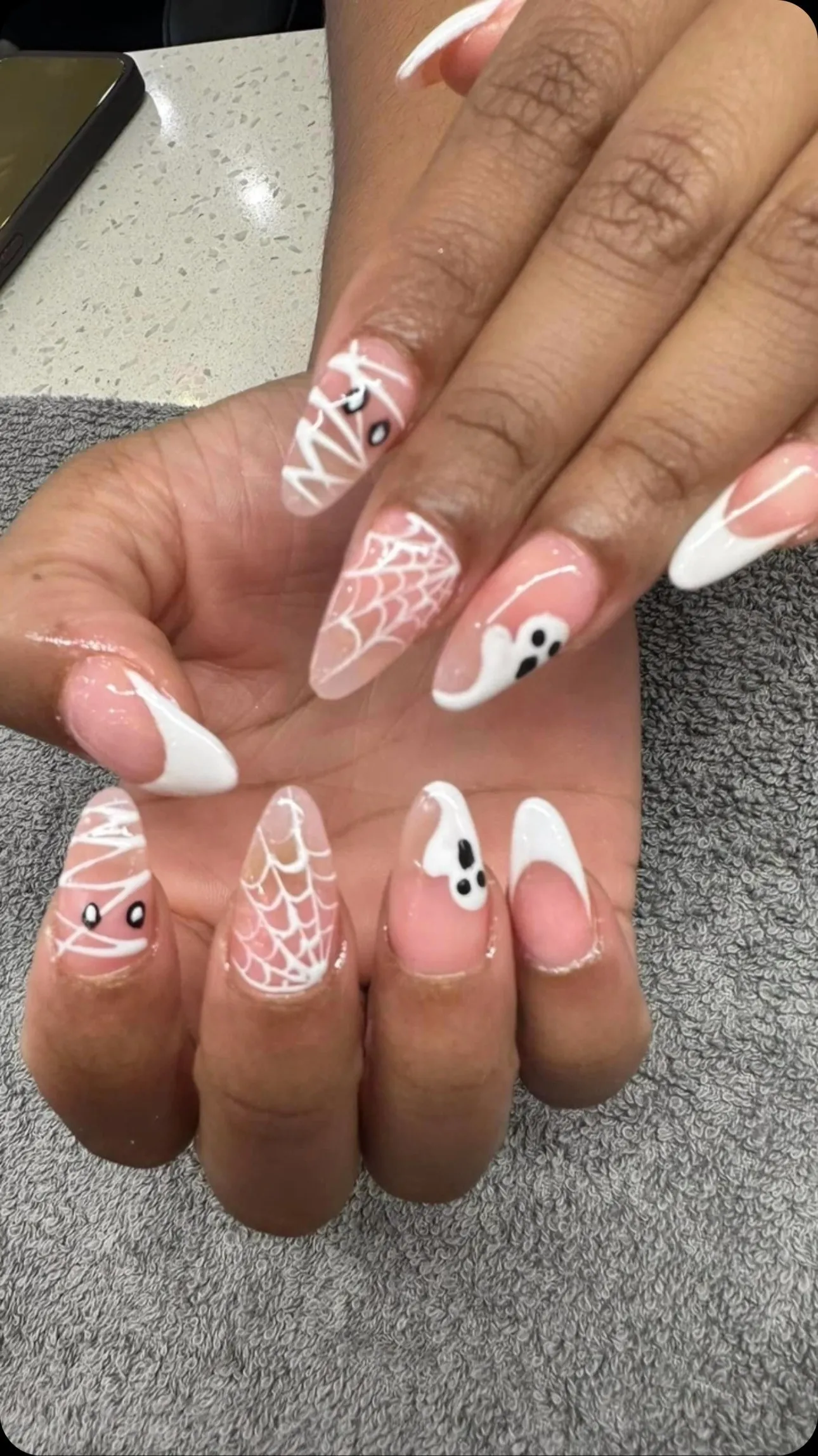 Nail design by TJ Nails & Spa, October 2024