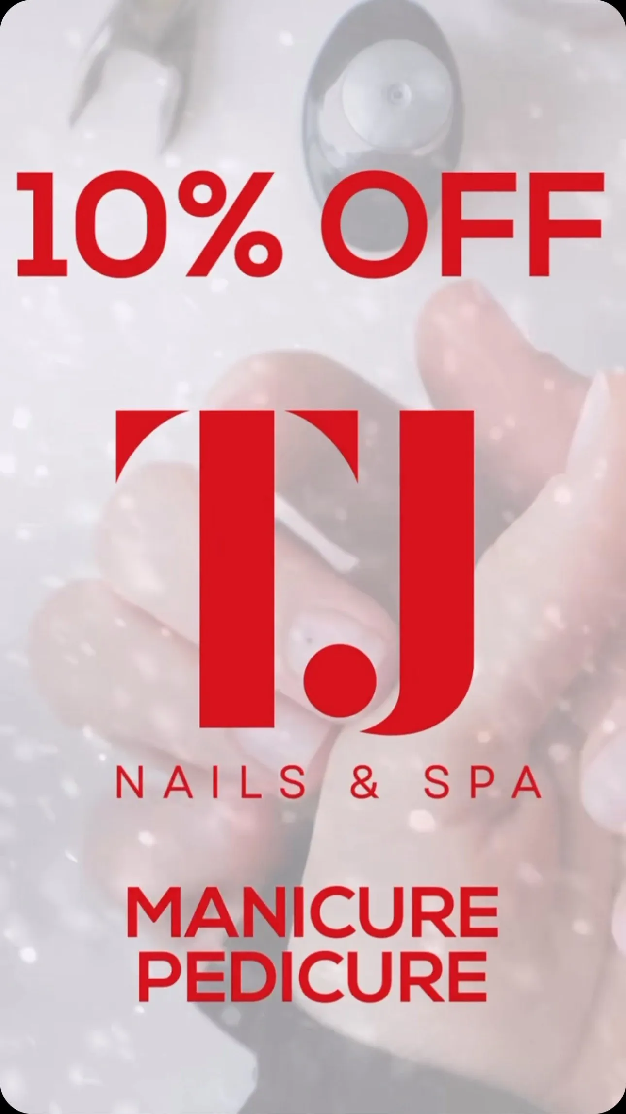 Nail design by TJ Nails & Spa, December 2024