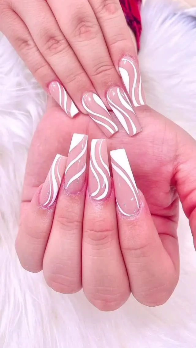 Nail design by TJ Nails & Spa, February 2025