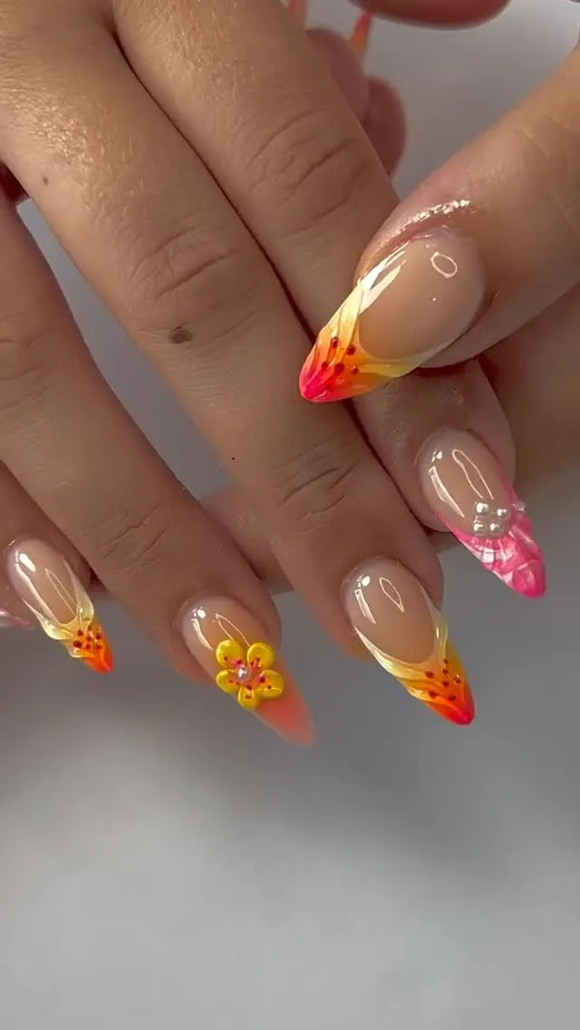 Nail design by TJ Nails & Spa, April 2025