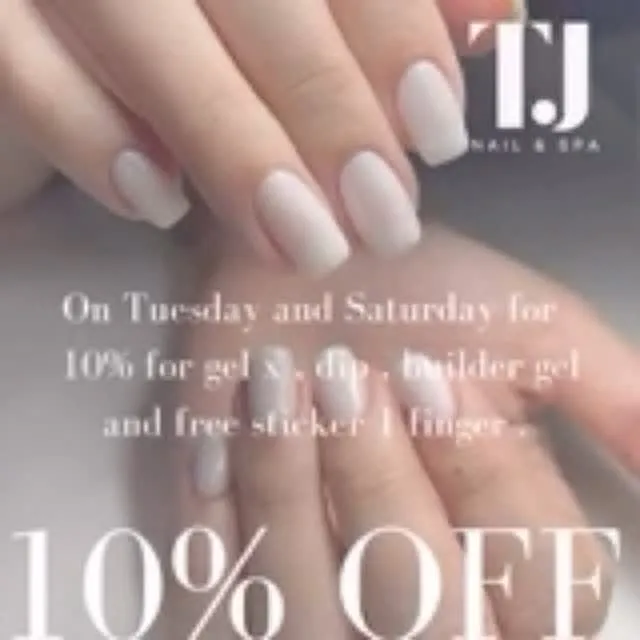 Nail design by TJ Nails & Spa, April 2025