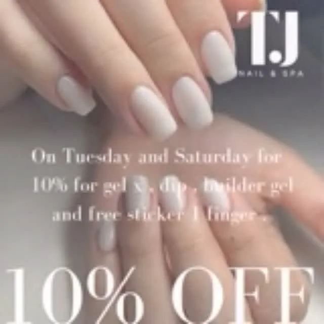 Nail design by TJ Nails & Spa, April 2025